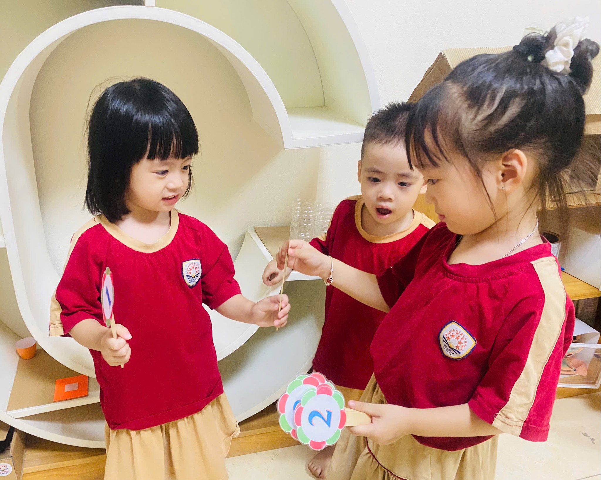 Giờ học STEAM của lớp Panda
